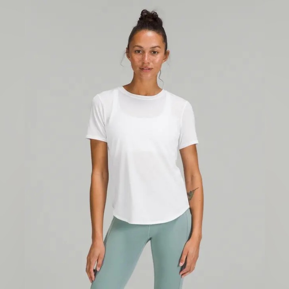 Lululemon White Training T-Shirt Size M/L